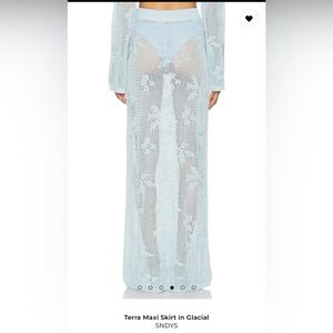 Terra Maxi Skirt in Glacial - SNDYS